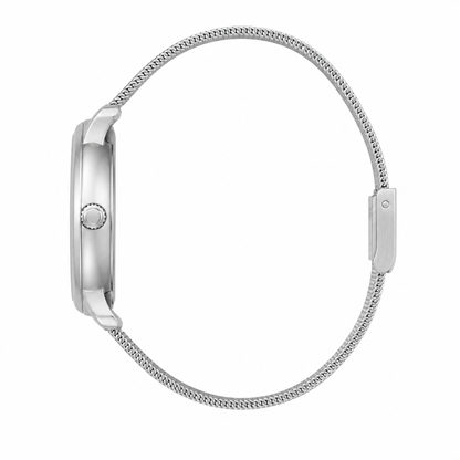 Obaku - Men Silver Stainless Steel Strap Watch - V320LXCZMC-DM