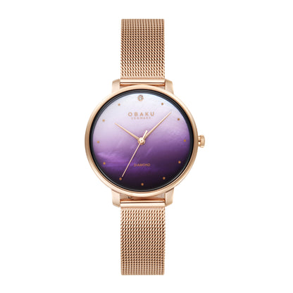 Obaku - Men Silver Stainless Steel Strap Watch - V320LXCZMC-DM