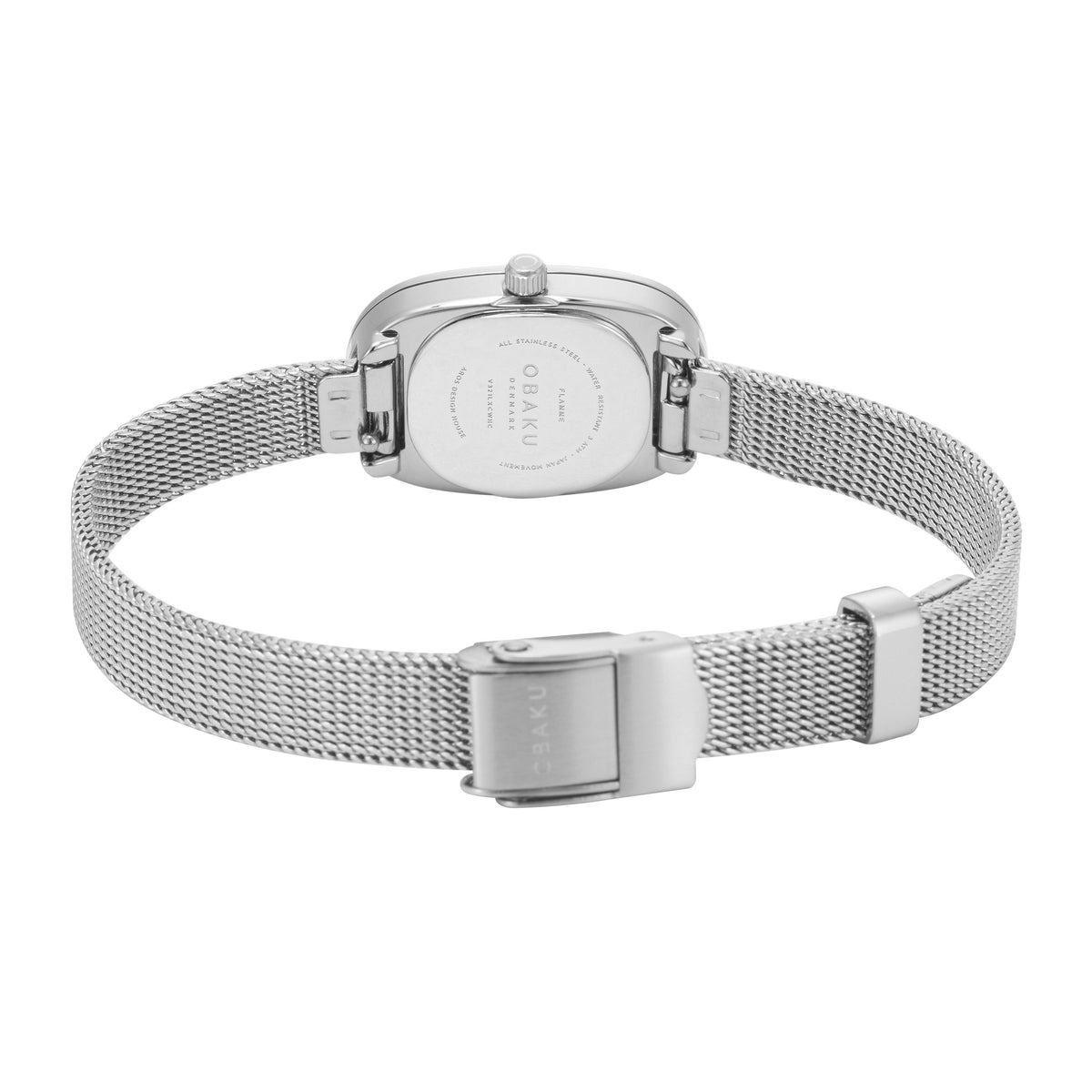 Obaku - Men Silver Stainless Steel Strap Watch - V321LXCWMC