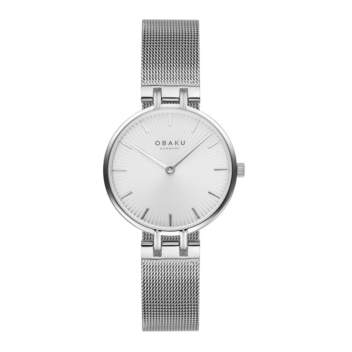 Obaku - Men Silver Stainless Steel Strap Watch - V322LXCIMC