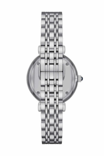 Emporio Armani Gianni T-Bar Silver Stainless steel Womens Watch-AR11627