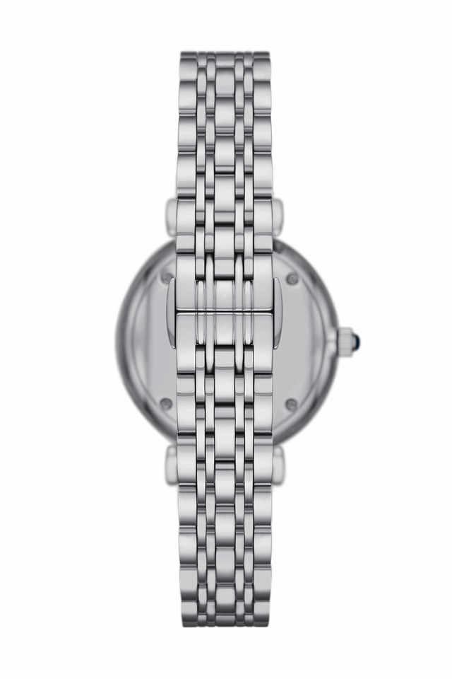 Emporio Armani Gianni T-Bar Silver Stainless steel Womens Watch-AR11627