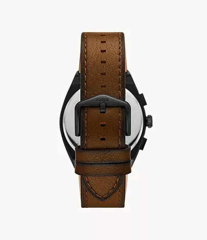 Fossil Mens Watches Everett Chronograph Mens Brown Watch-FS5798