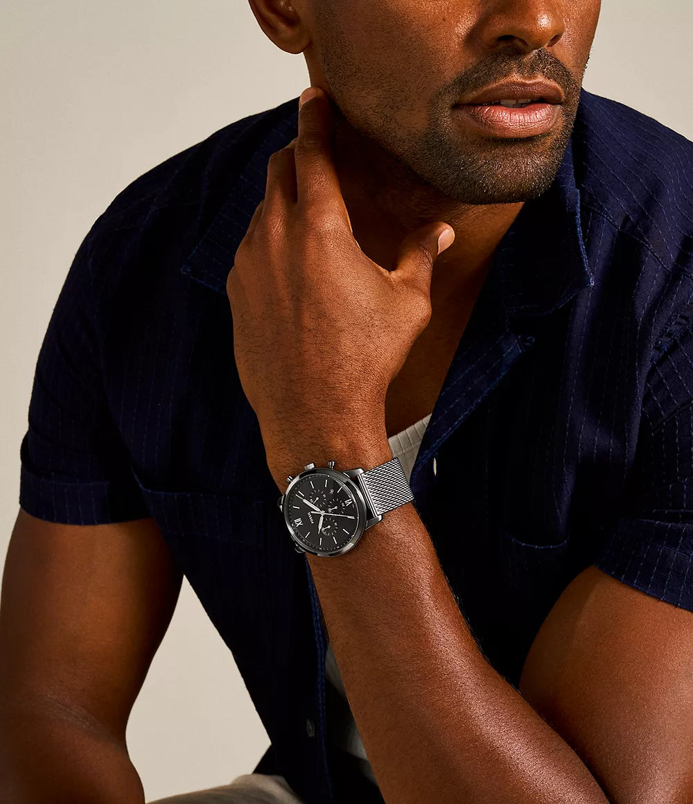 Fossil Neutra Chrono Men Stainless Steel Watch-FS5699