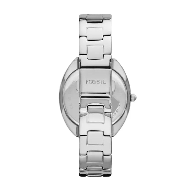Fossil Gabby Womens Silver Stainless Steel Watch - ES5179SET