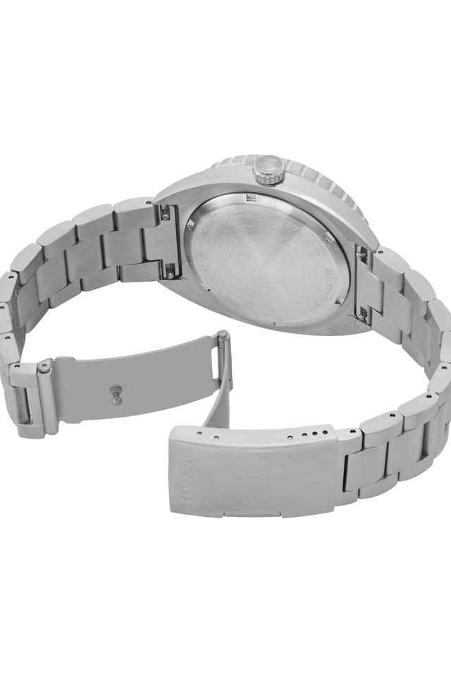 Fossil Breaker Silver Stainless steel Mens Watch-FS6063