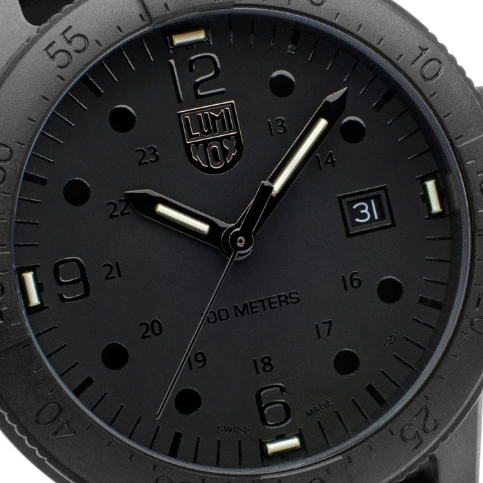 Luminox Sea Bass Carbonox Mens Black Textile Strap Watch - X2.2001.BO