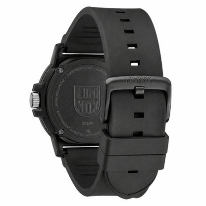 Luminox Sea Bass Carbonox Mens Black Rubber Strap Watch - X2.2001