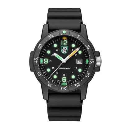 Luminox Sea Bass Carbonox Mens Black Rubber Strap Watch - X2.2001