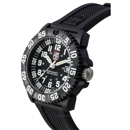 Luminox Original Navy SEAL Mens Black Rubber Strap Watch - XS.3051.F
