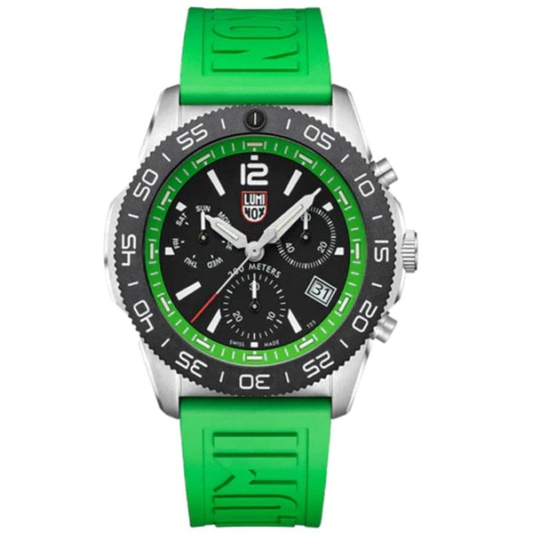 Luminox-Pacific Diver Chronograph Green Rubber Mens Watch-XS.3157.NF