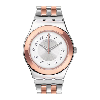 Swatch - Womens Silver Stainless steel Strap Watch - YLS454G