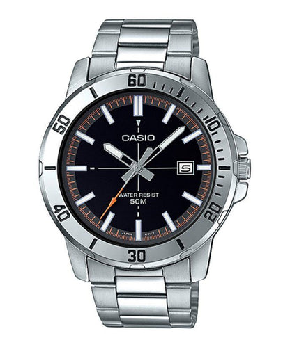Casio - Standard Collection Silver Mens Watch - MTP-VD01D-1E2VUDF