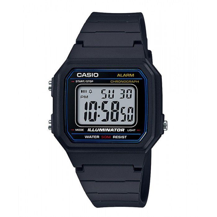 Casio W-217H-1AVDF Classic Digital Watch - Black