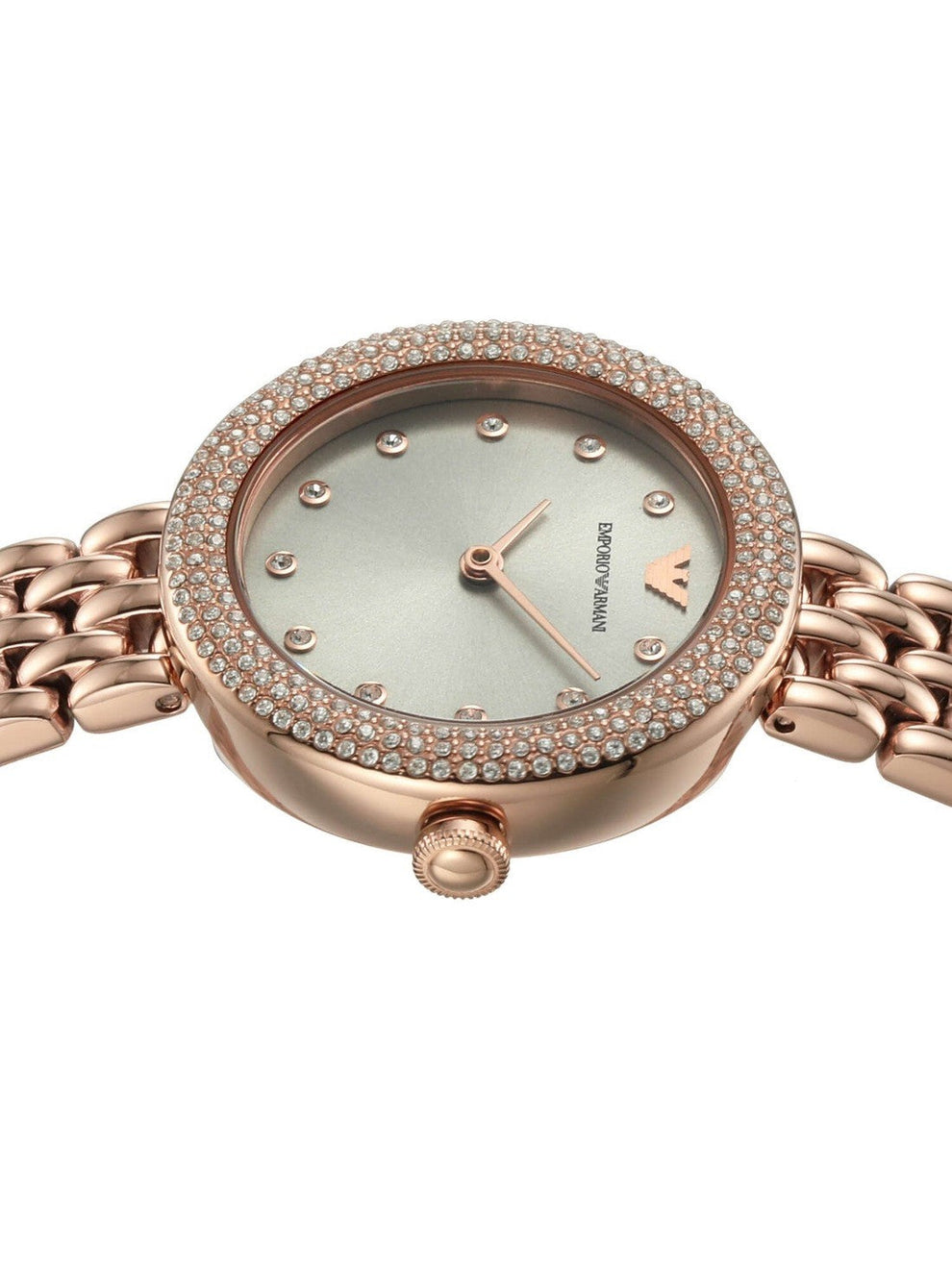 Armani Rosa Womens Rose Gold Stainless Steel Watch-AR11508