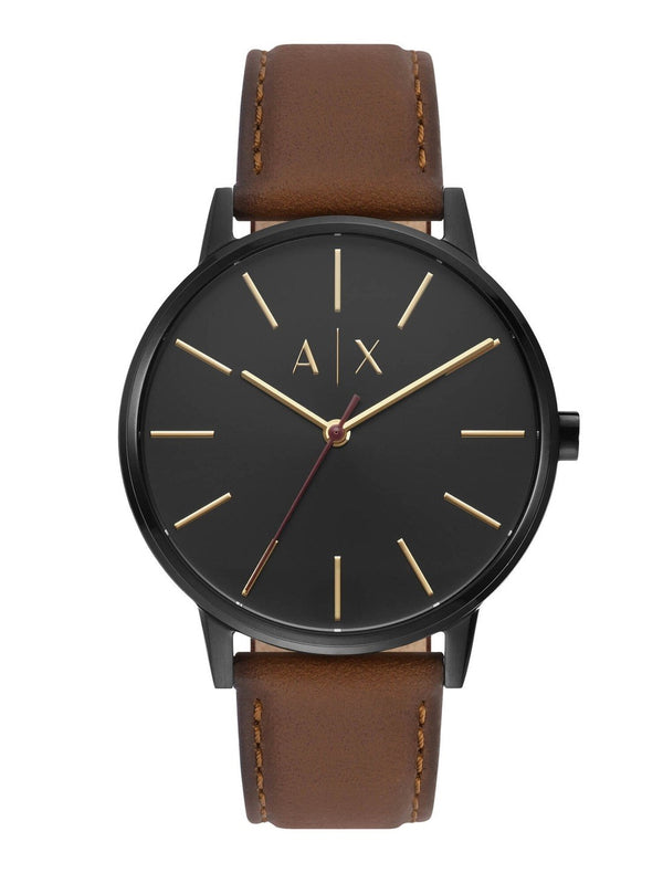 Armani Exchange Cayde Brown Leather men Watch-AX2706