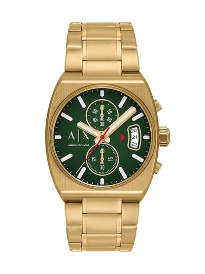 Armani Exchange Oliver Gold Stainless steel Mens Watch-AX2822