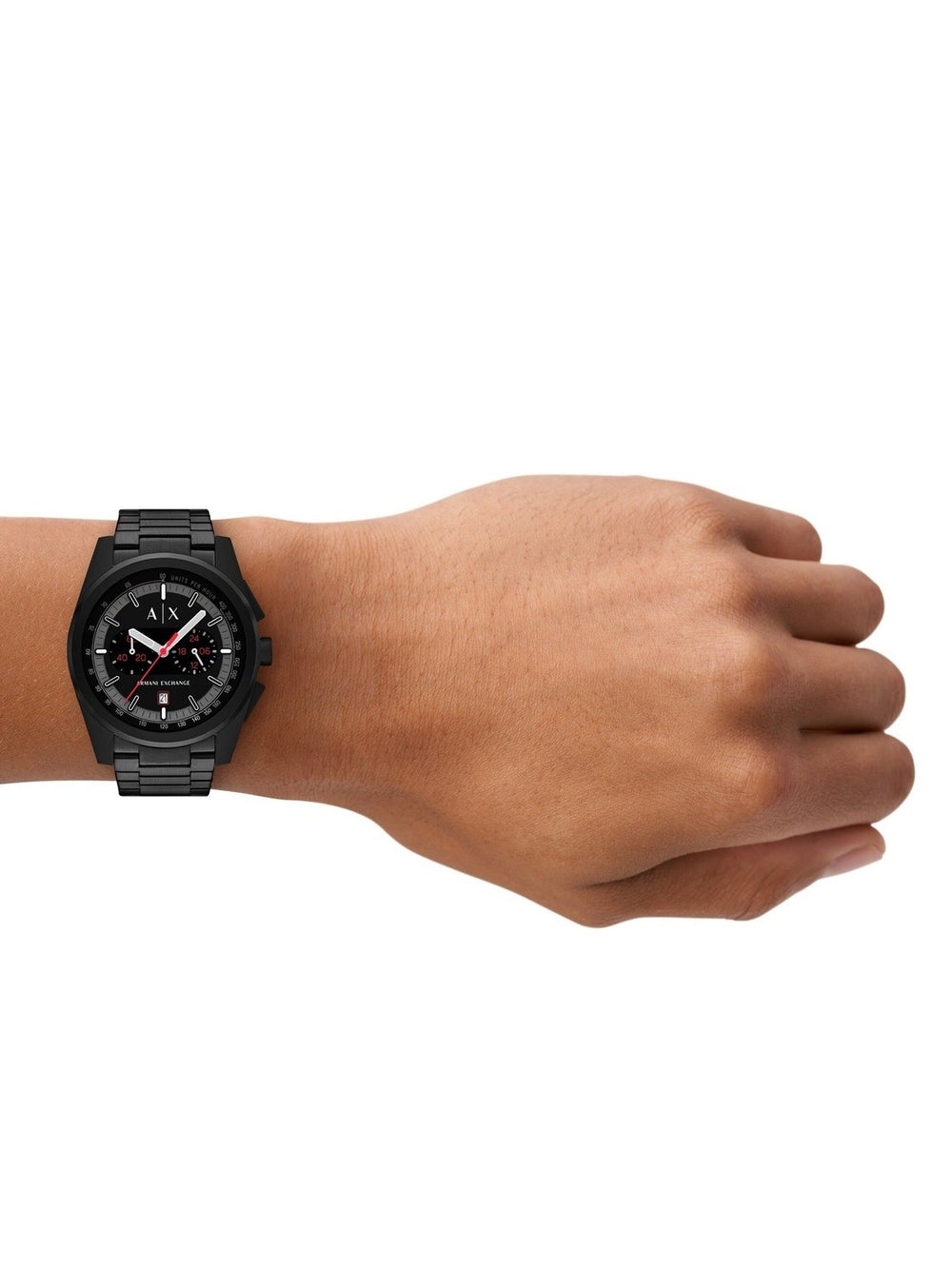 Armani Exchange Parker Black Stainless steel Mens Watch-AX2864