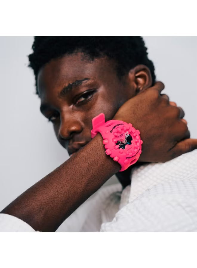 Casio-G-Shock Men Rubber Strap Watch-GA-V01