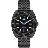 BMW Three-Hand Dive Black Stainless Steel Watch - BMW6011