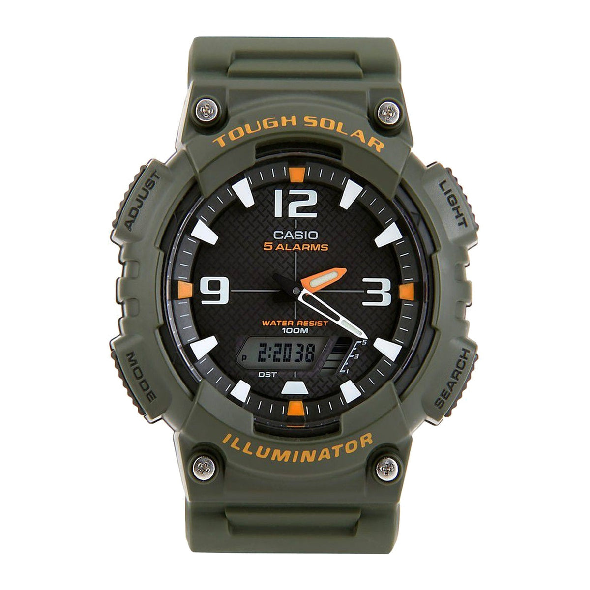 Casio Mens AQ-S810W-3AVDF Tough Solar Illuminator Anadigital Watch