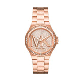 Michael Kors Lennox Womens Rose Gold Stainless Steel Watch - MK7230