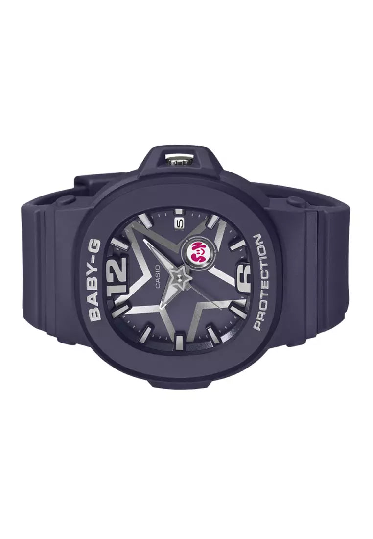 Casio Baby-G - Mens Rubber Strap Black Analogue Watch - BGA-10D-2A1DR