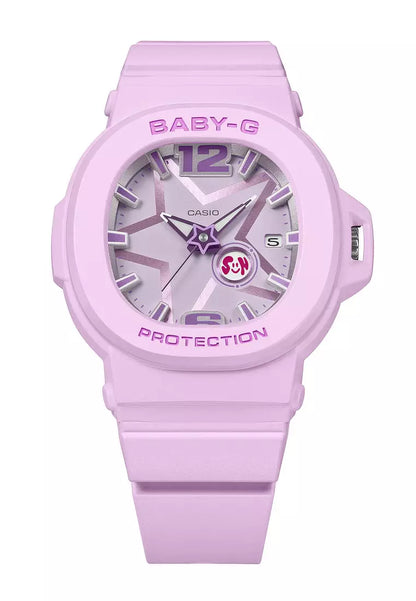 Casio Baby-G - Womens Rubber Strap Pink Analogue Watch - BGA-10D-6ADR