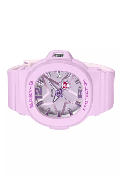 Casio Baby-G - Womens Rubber Strap Pink Analogue Watch - BGA-10D-6ADR