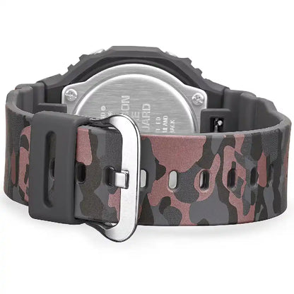 Casio G-Shock GA-2100CMD-8ADR-Carbon Core Guard-200M WR-Camo Grey/Red Watch
