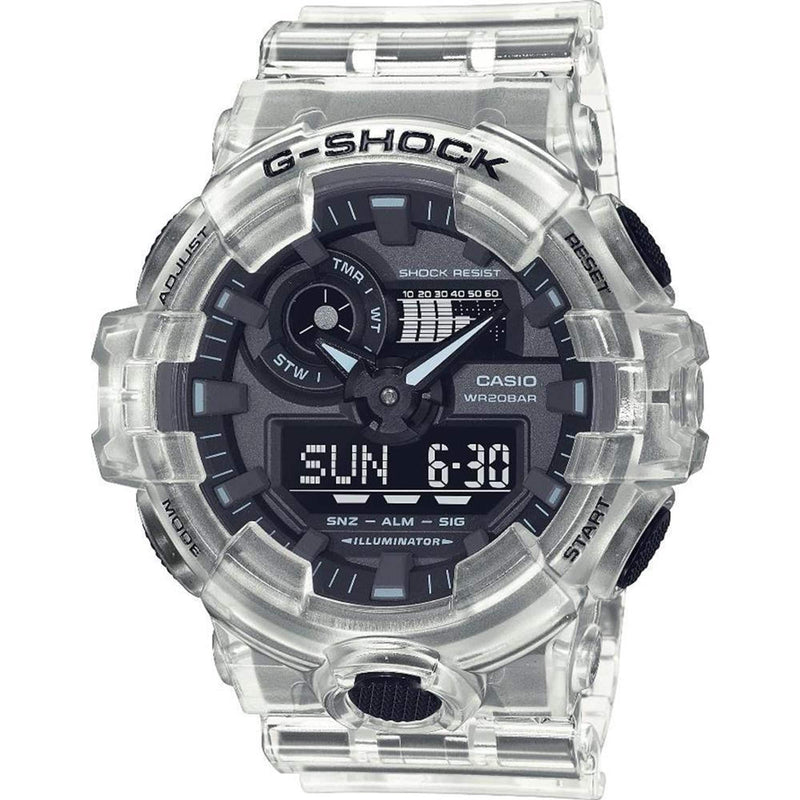 Casio G-Shock Mens 200m Skeleton Standard - GA-700SKE-7ADR