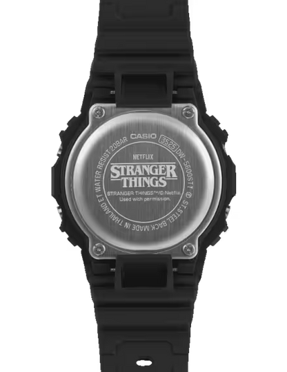 Casio G-Shock - Mens Rubber Strap Black Digital Watch - DW-5600STT-1DR