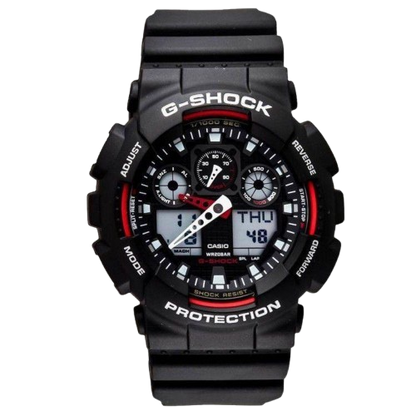 Casio Mens GA-100-1A4DR G-Shock X-Large Anadigital Watch