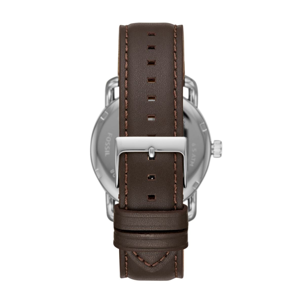 Fossil Copeland 42MM Dress Brown Leather-FS5663