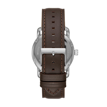 Fossil Copeland 42MM Dress Brown Leather-FS5663