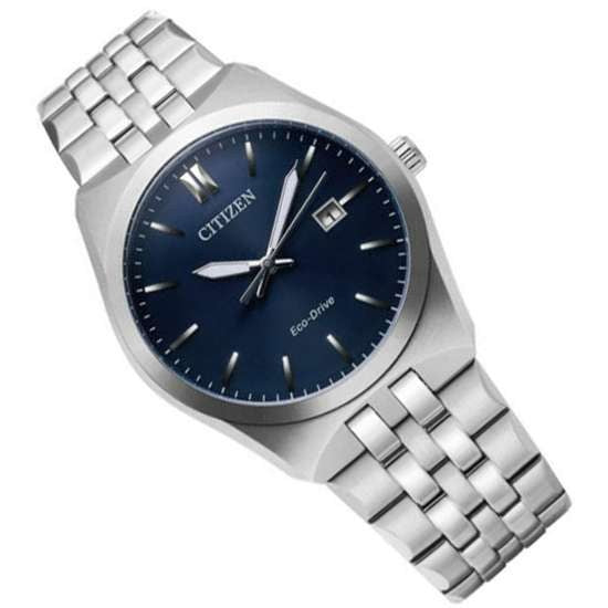 Citizen Eco-Drive Mens Silver Stainless steel Watch-BM7330-67L