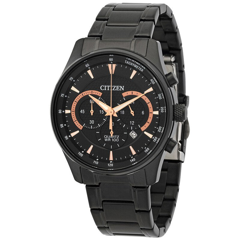 Citizen Chronograph Mens Black Stainless steel Watch-AN8195-58E