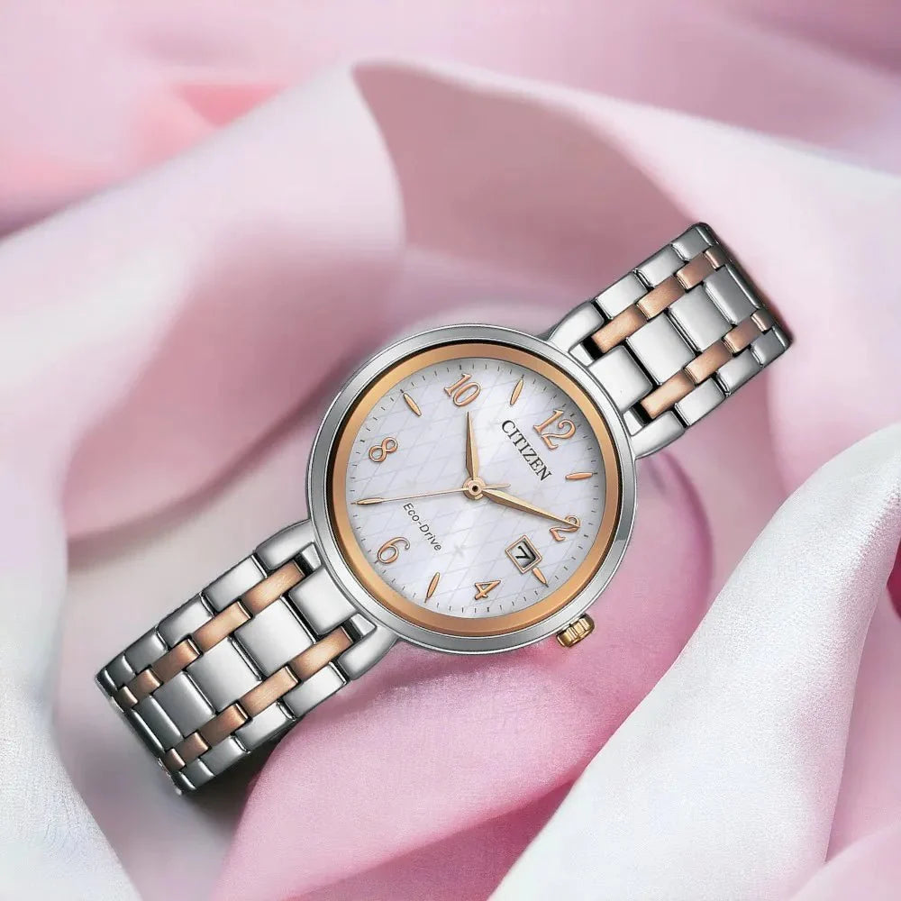 Citizen - Women Silver Stainless Steel Strap Watch - EW2696-84A
