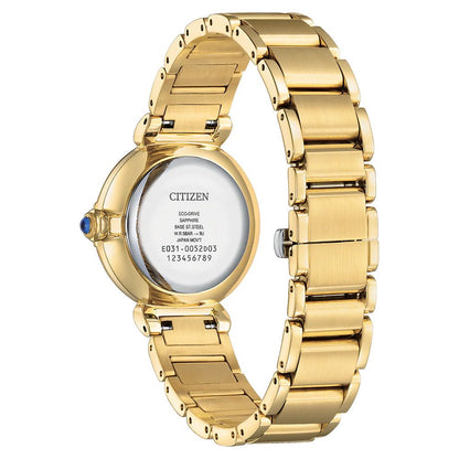Citizen - Women Gold Stainless Steel Strap Watch - EM1062-57D