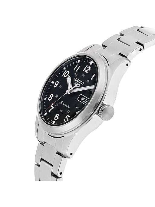 Seiko 5 Sports SRPG27K1-39MM-100m WR-Automatic Men's Watch Black
