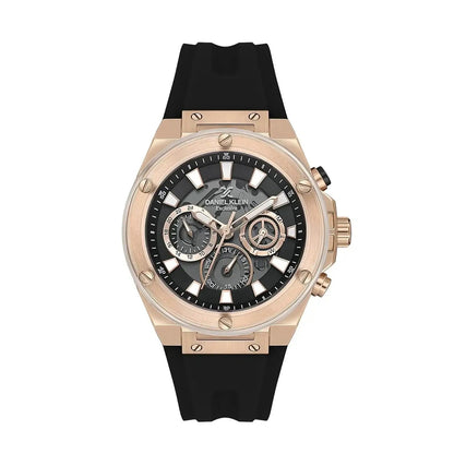 Daniel Klein Mens Rubber Strap Watch - DK113889