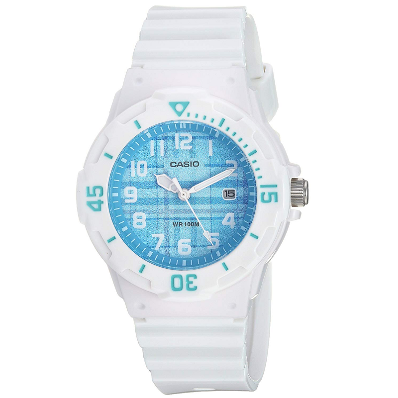 Casio LRW-200H-2CVDF White Resin Strap Watch for Women