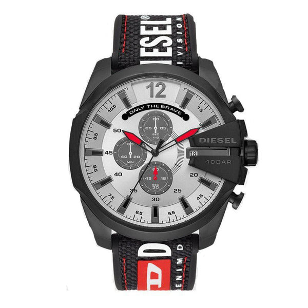 Diesel Mega Chief Black Mixed Men Watch-DZ4512