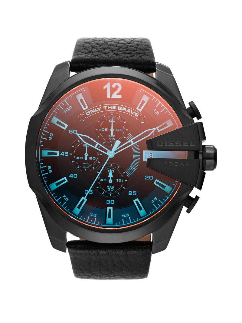 Diesel Mega Chief Men Black Watch-DZ4323