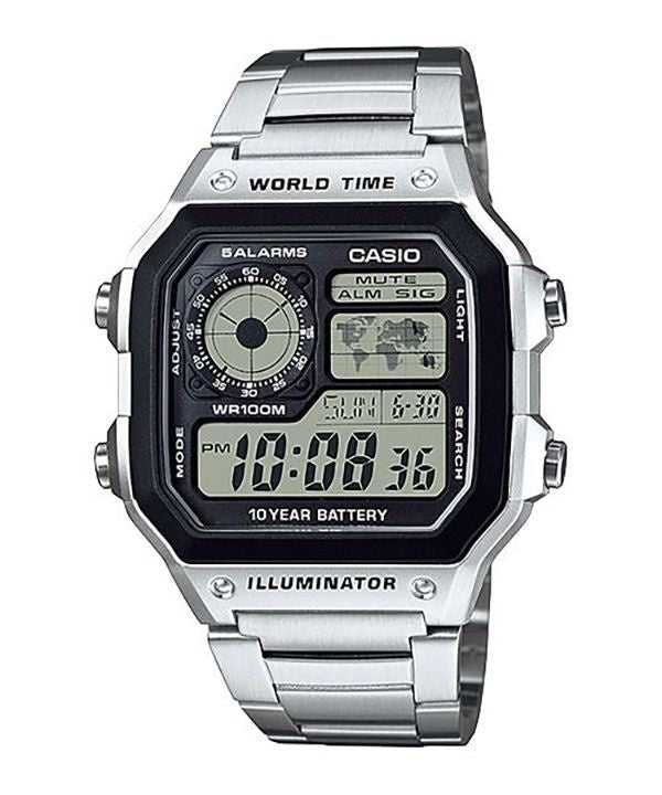 Casio Standard Collection Mens 100m - AE-1200WHD-1AVDF