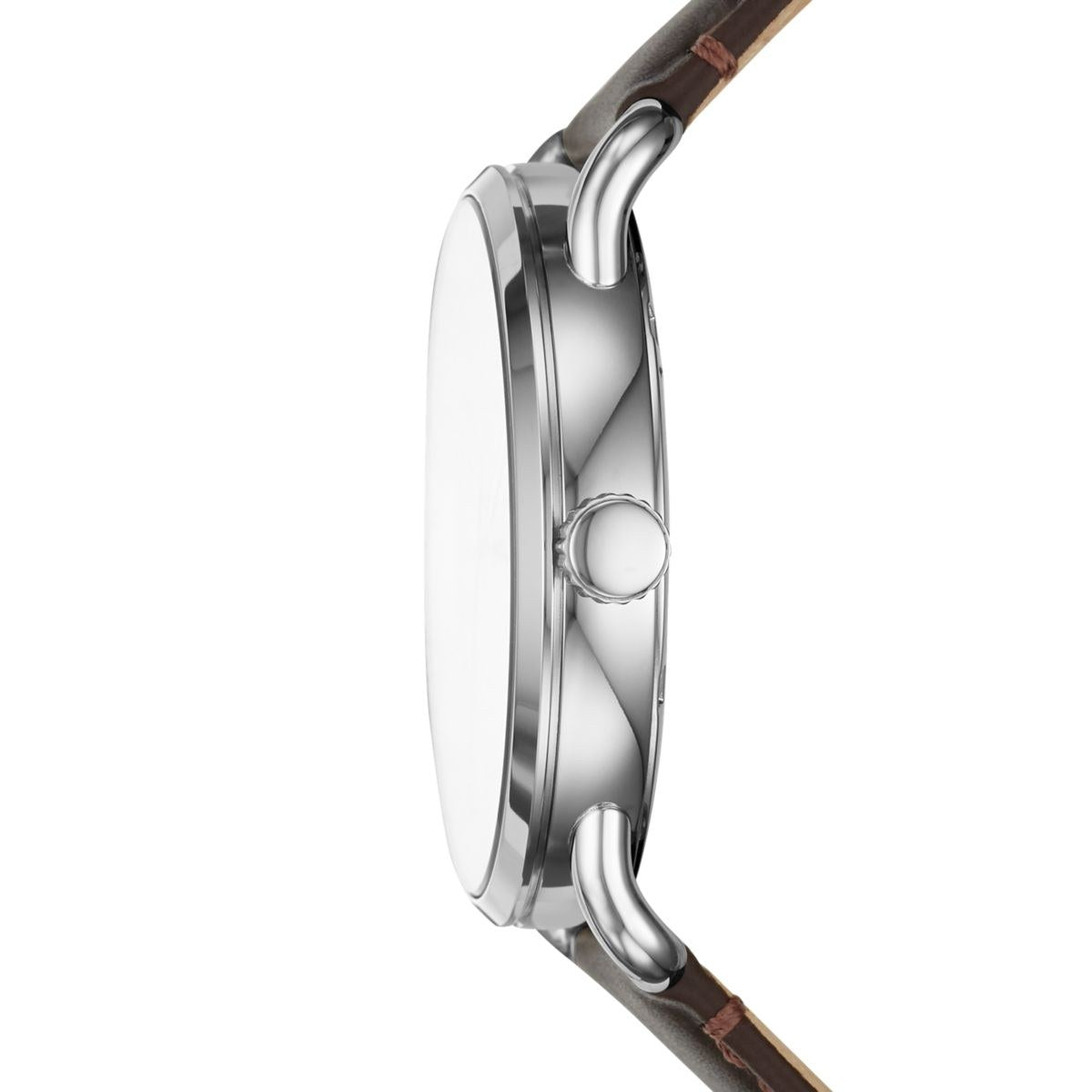 Fossil Copeland 42MM Dress Brown Leather-FS5663