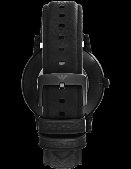Emporio Armani Mens Three-Hand Brown Leather Watch - AR60032