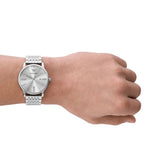 Armani Minimalist Mens Silver Stainless Steel Watch-AR11599