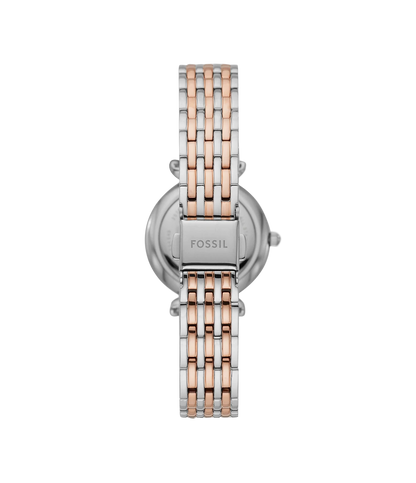 Fossil Carlie Mini Women Stainless Steel Watch-ES4649