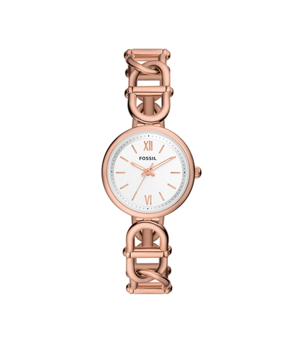 Fossil Carlie Women Rose Gold Stainless Steel Watch-ES5273